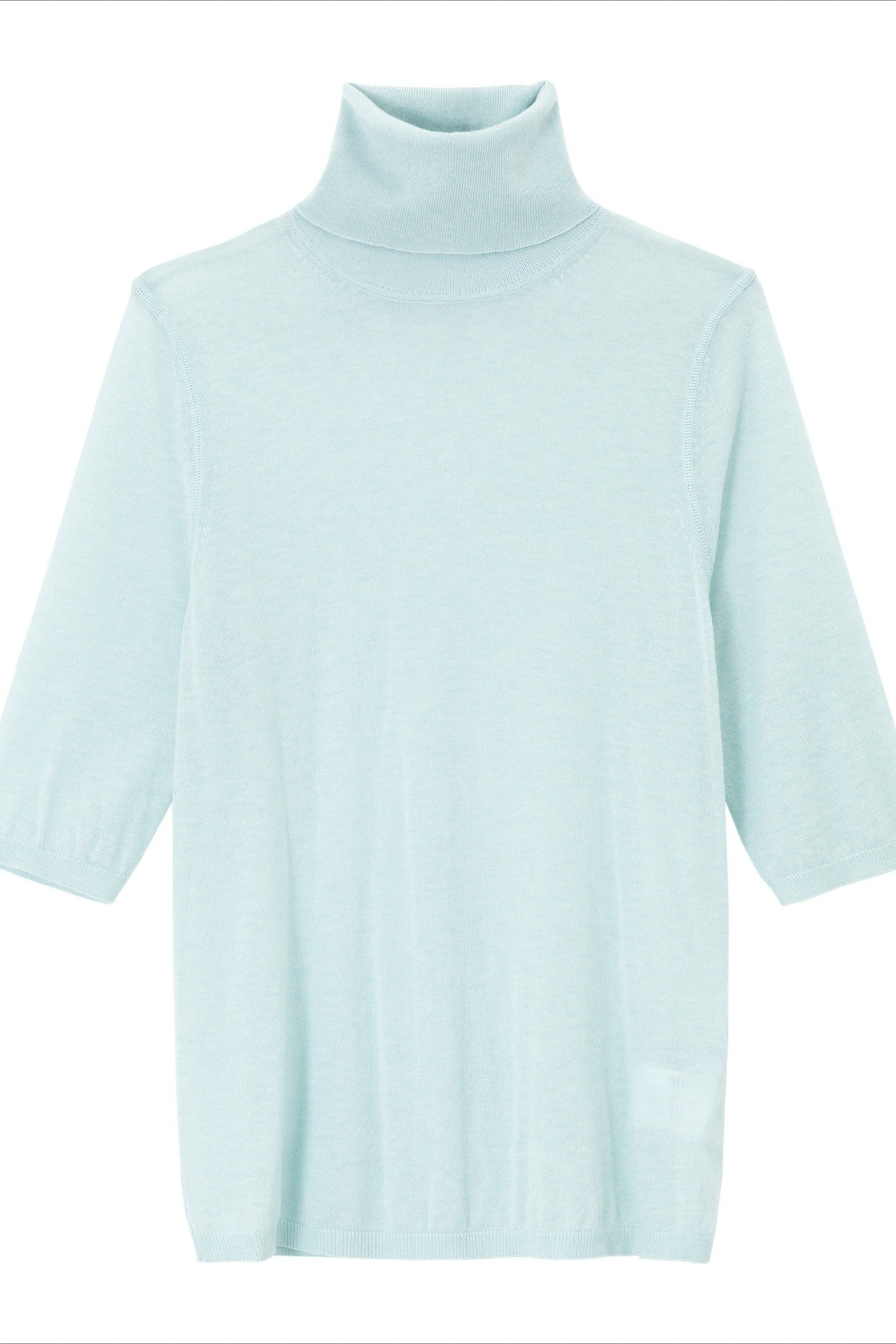 Wool blend stacked neck soft knitwear | 7 color