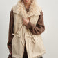 Cozy drawstring waist fleece lining vest | 2 color