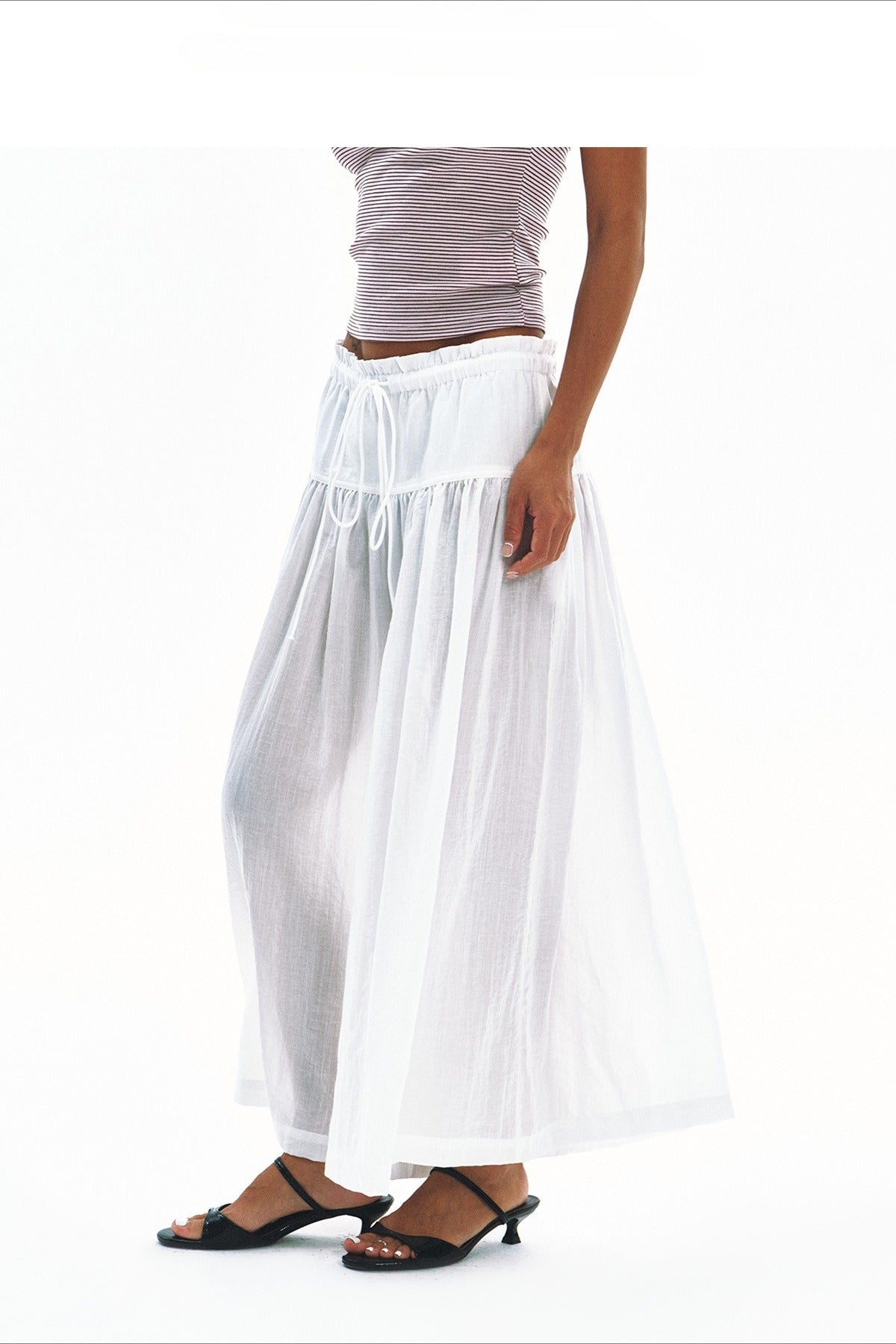Weightless pleated skort-pants | 3 color