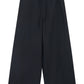 Cotton wide-leg pants with lace trim | 3 color
