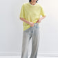 Relaxed-fit striped loose T-shirt | 4 color