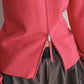 100% wool snug fit dual zipper cardigan | 5 color