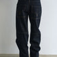 100% cotton adjustable back waist silhouetted jeans | 2 color