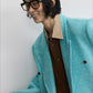 Wool & rabbit fur & silk luxurious oversized blazer | 4 color