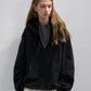 100% cotton loose fit hoodie with a detachable hood | 3color