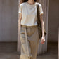 Cotton blend comfortable straight-leg pants with a belt | 3 color