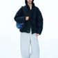 Wool-cotton filling cozy quilted loose pants | 4 color