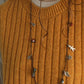 100% wool chunky texture rib vest | 4 color