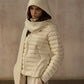 Lightweight hourglass silhouette down jacket | 3 color