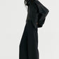 PU blend sleek panel retro style jacket | 2 color