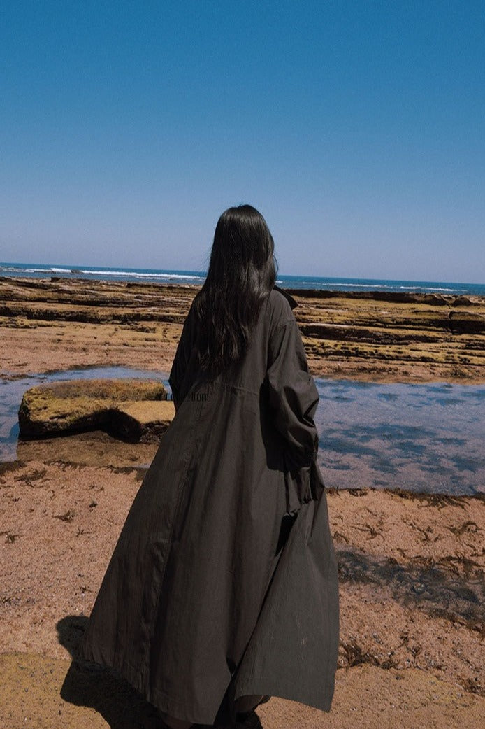 Cotton-nylon lightweight trench | 3 color