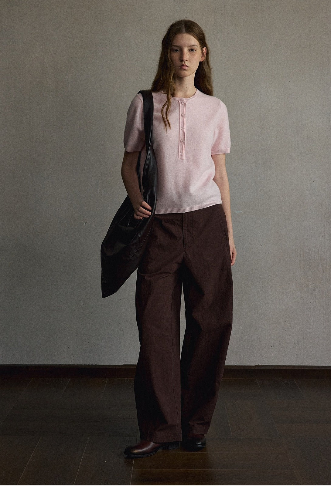 Clean 100% cotton curved pants