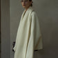 100% wool collarless minimalist design jacket | 3 color