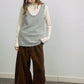 100% cotton wide-leg scythe-shape corduroy pants | 5 color