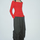 One-shoulder knit sweater | 2 color