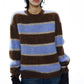 Alpaca blend bold stripe sweater | 4 color
