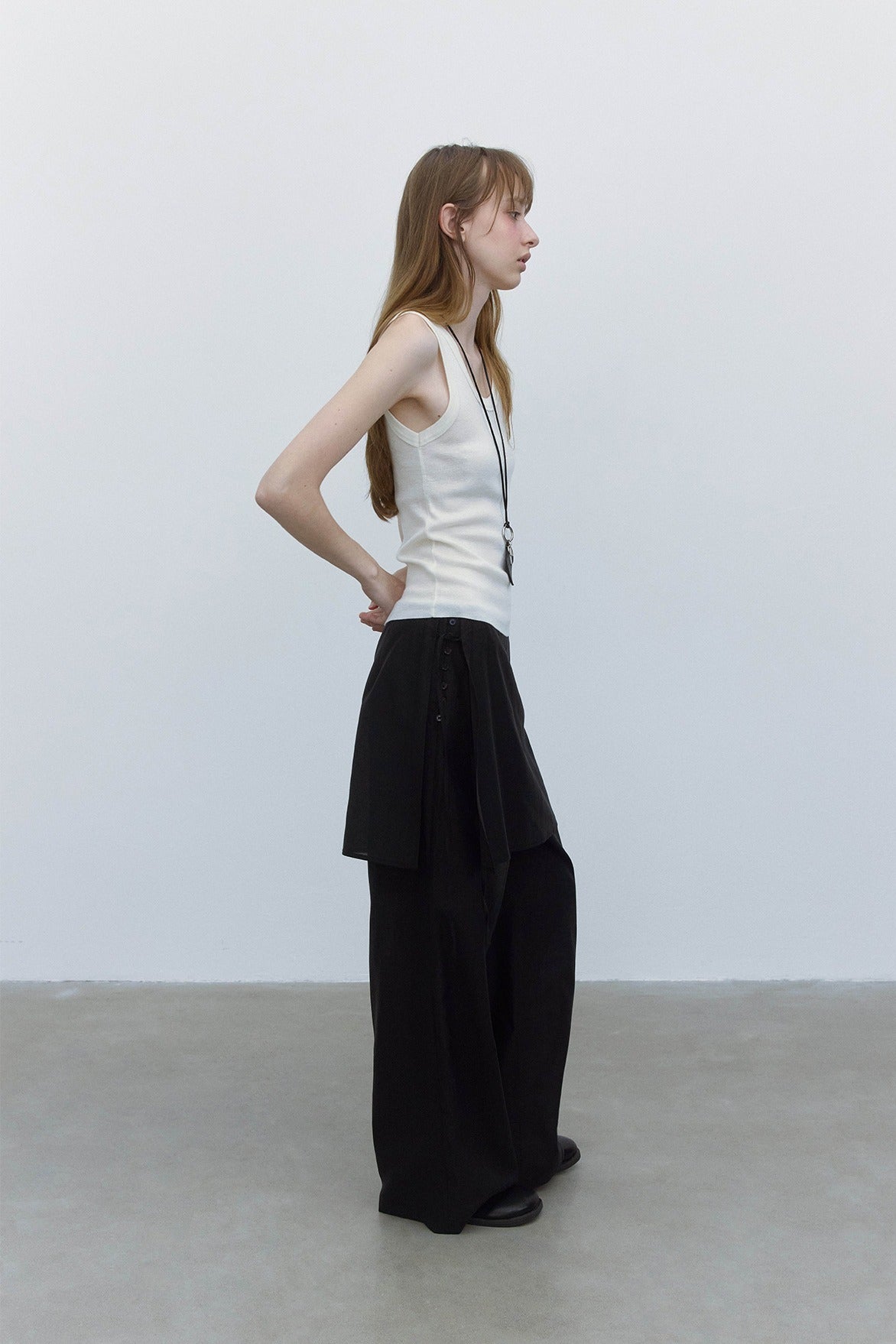 Lyocell blend cloud-soft two-piece set pants | 2 color