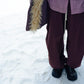 Cotton blend loose-fit fleece pants | 4 color