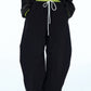Cotton blend loose-fit fleece pants | 4 color