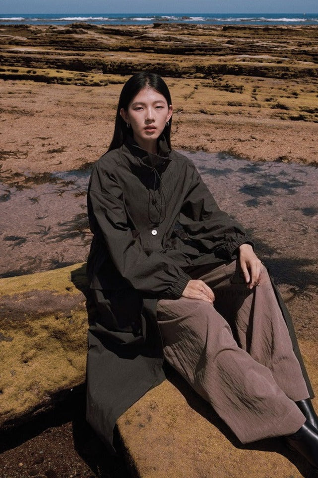 Cotton-nylon lightweight trench | 3 color