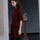 Wool blend relaxed fit raglan sleeves T-shirt | 3 color