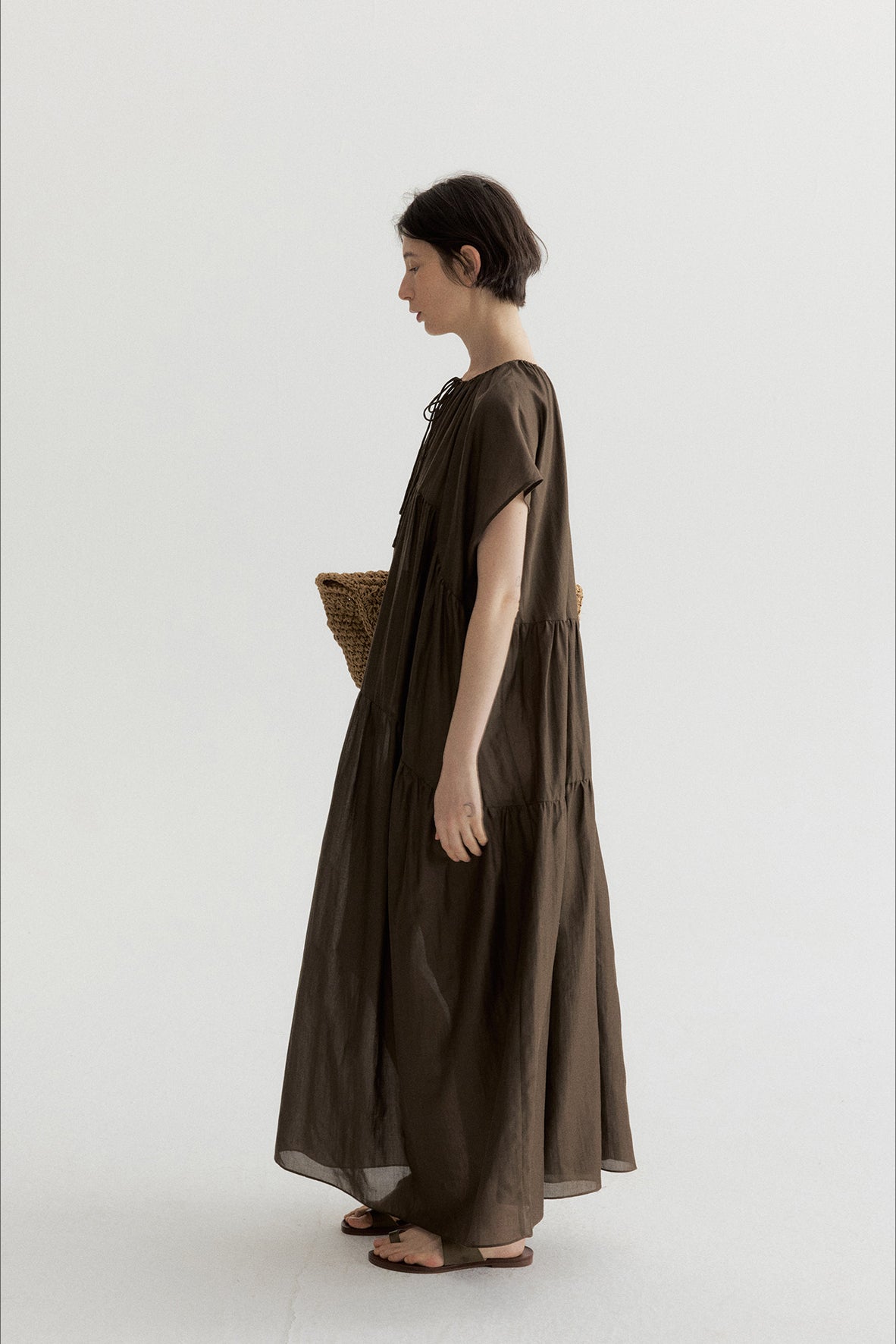 Flowing lightweight fairy two-piece maxi dress | 3 color