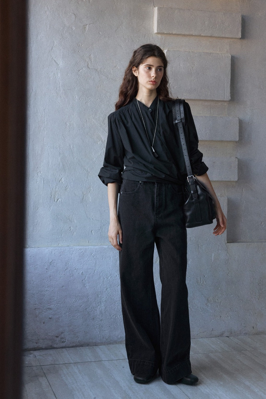 100% cotton wrap style shirt | 3 color