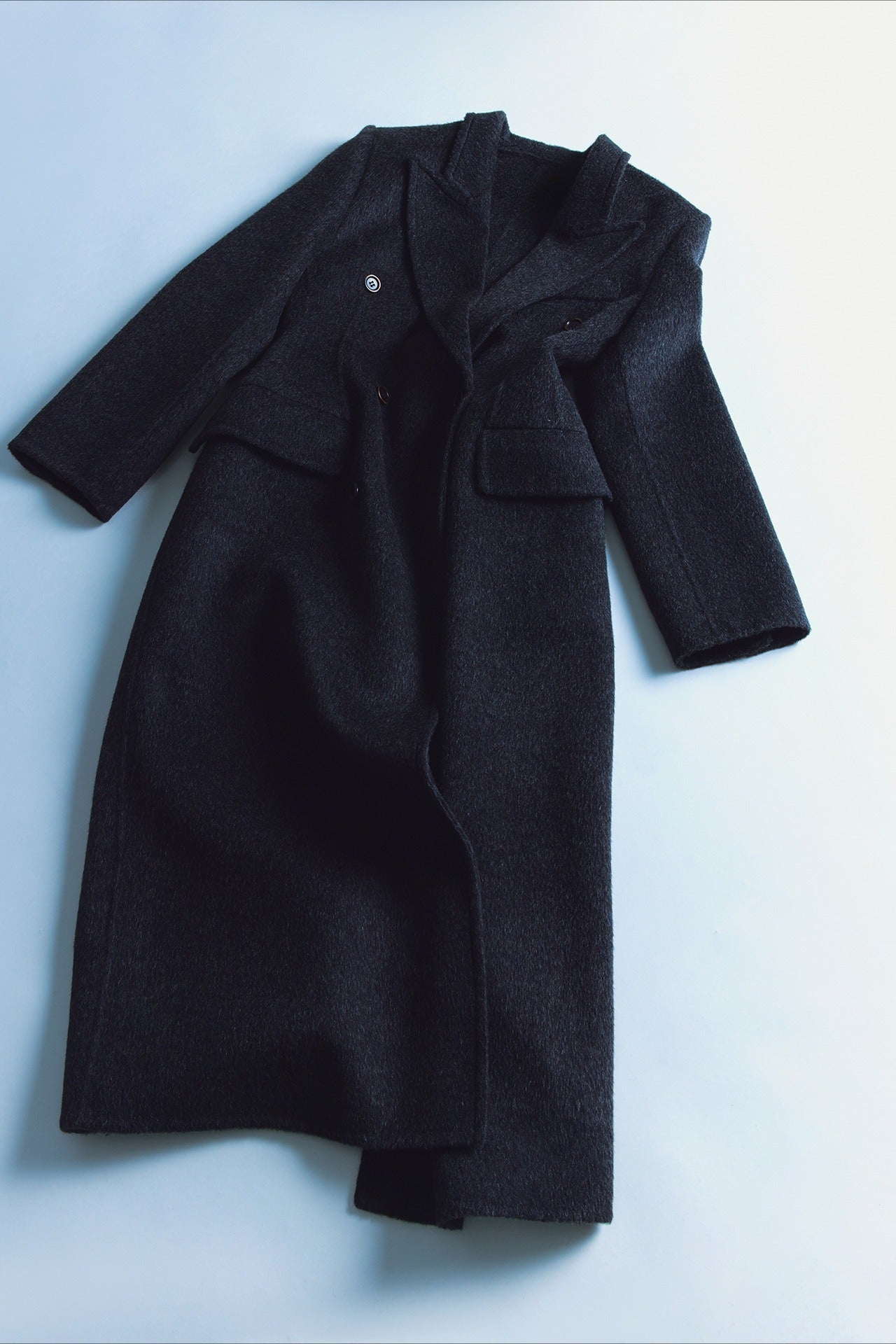 Hourglass-sculpted 100% wool coat | 3 color