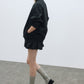 Casual & versatile gathered hem jacket | 2 color