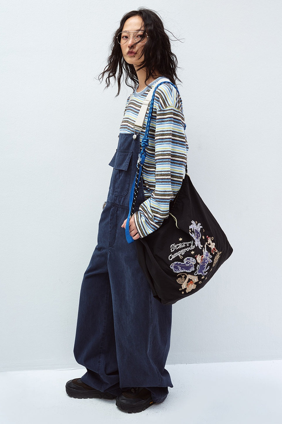 Cotton blend velvet-texture striped T-shirt | 5 color