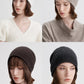 Cozy raccoon fur knit hat | 6 color