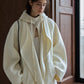 100% wool soft-touch large lapel jacket | 2 color