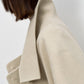 Strong silhouette mid-length jacket | 2 color