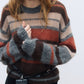Wool blend loose and soft striped sweater | 3 color