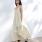 Cotton blend soft sling dress | 4 color