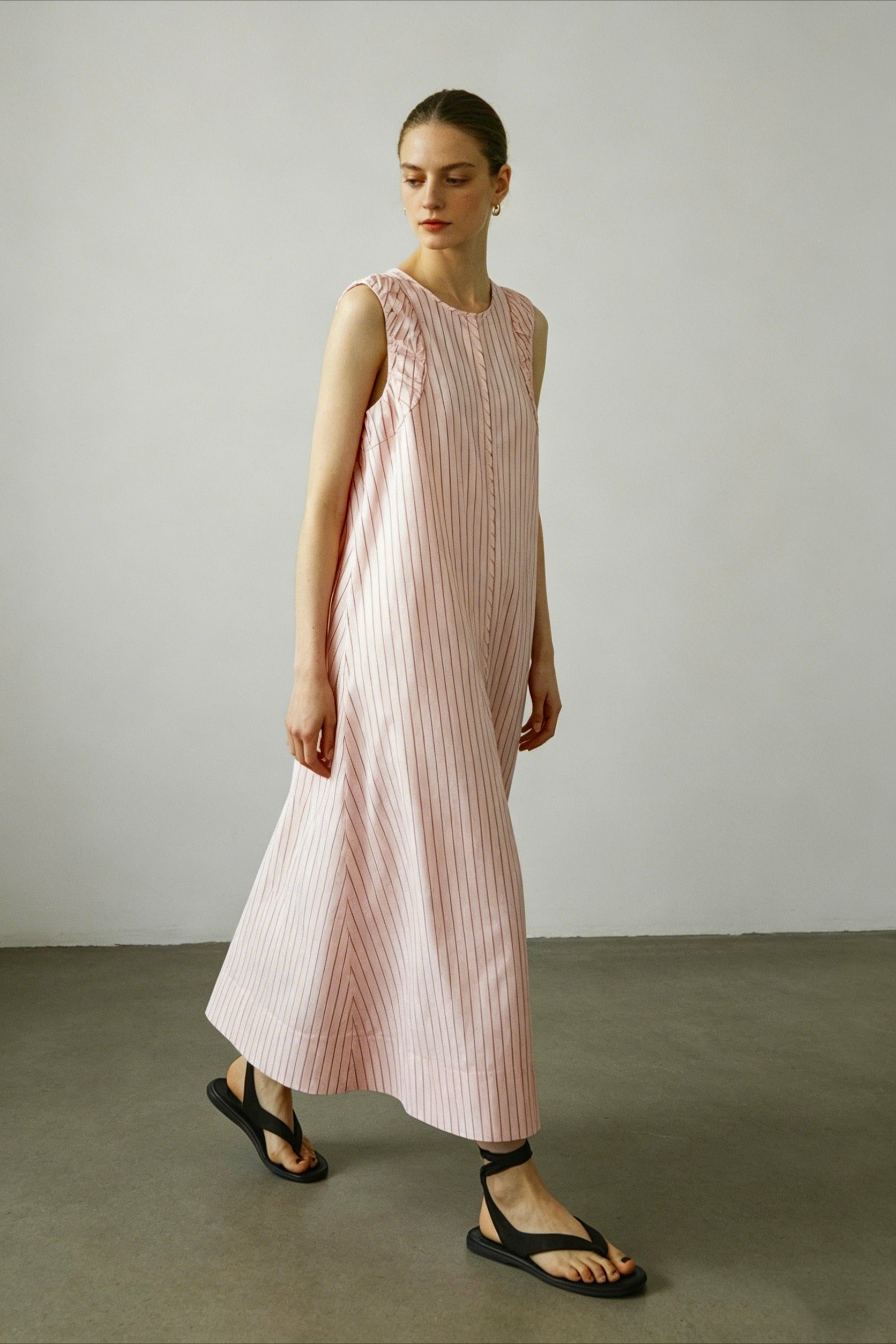 100% cotton pastoral charm max dress