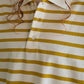 100% cotton loose-fit stripe pattern polo t-shirt | 4 color