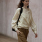 100% cotton wrap waist shirt | 4 color