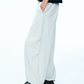 Cotton blend loose-fit fleece pants | 4 color