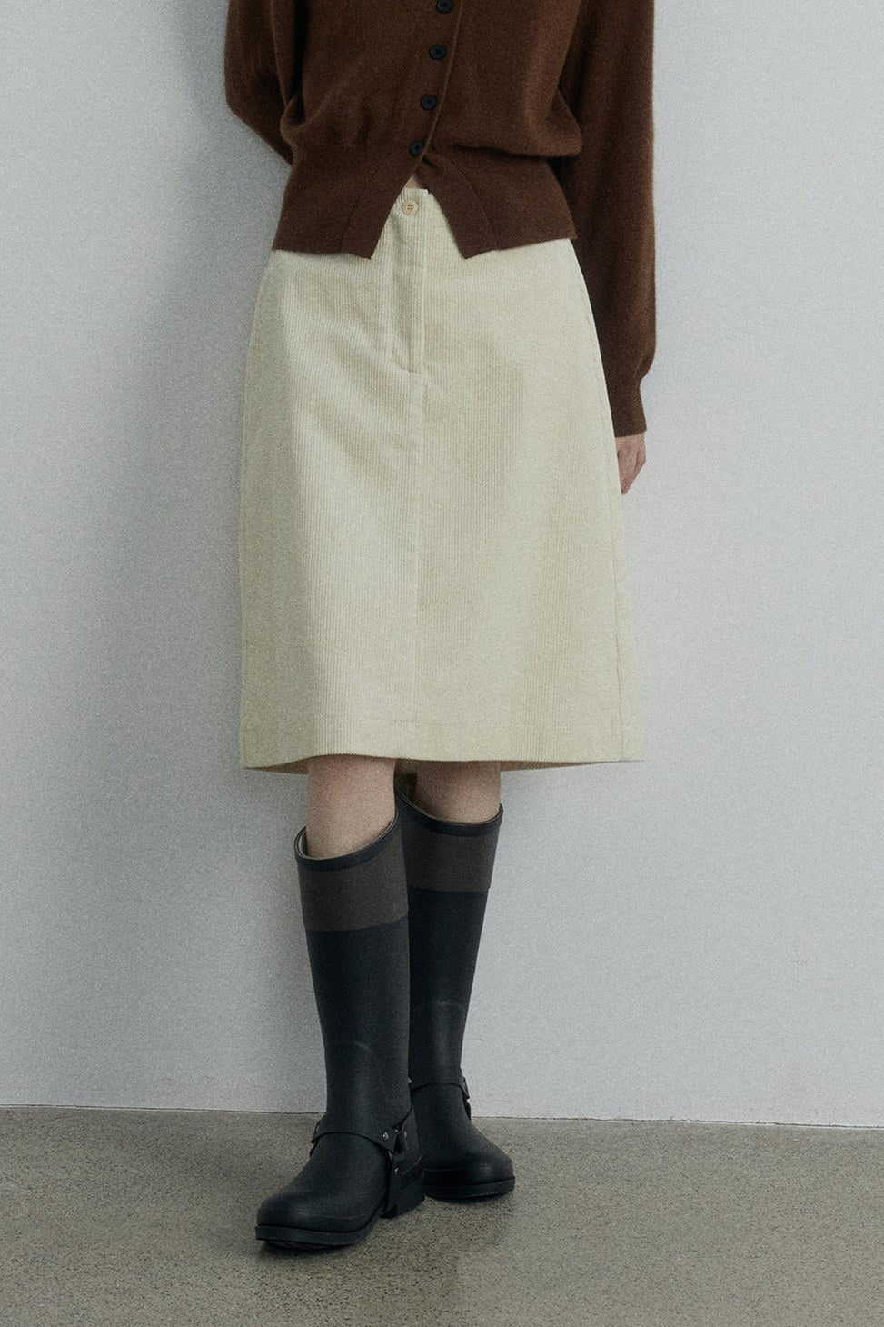 100% cotton corduroy skirt | 5 color