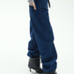 Cotton blend straight-leg corduroy pants | 3 color