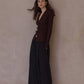 Lightweight thin wide-leg drape casual pants | 2 color