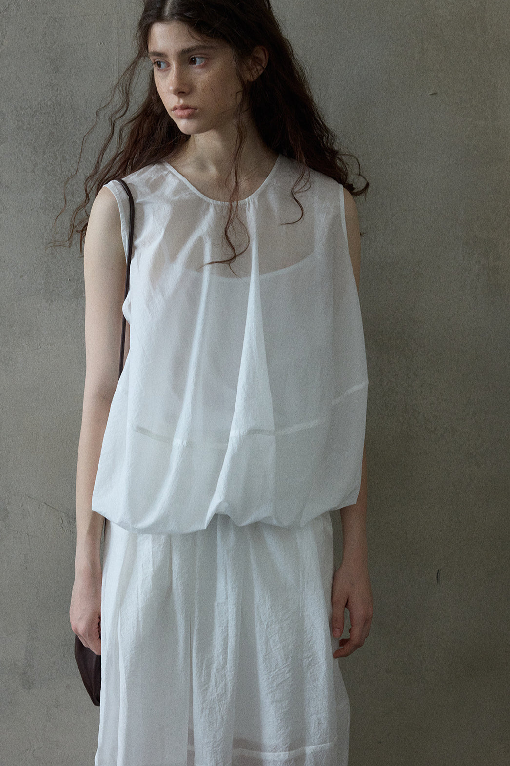 Cotton blend bud-shape light vest | 3 color