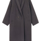100% wool languid robe style double-faced overcoat | 5 color