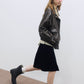 Relaxed-fit soft PU coating jacket | 3 color