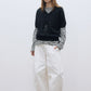 100% cotton lantern shape relaxed-fit pants | 4 color