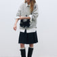 High rise crisp pleats A-line skirt | 2 color