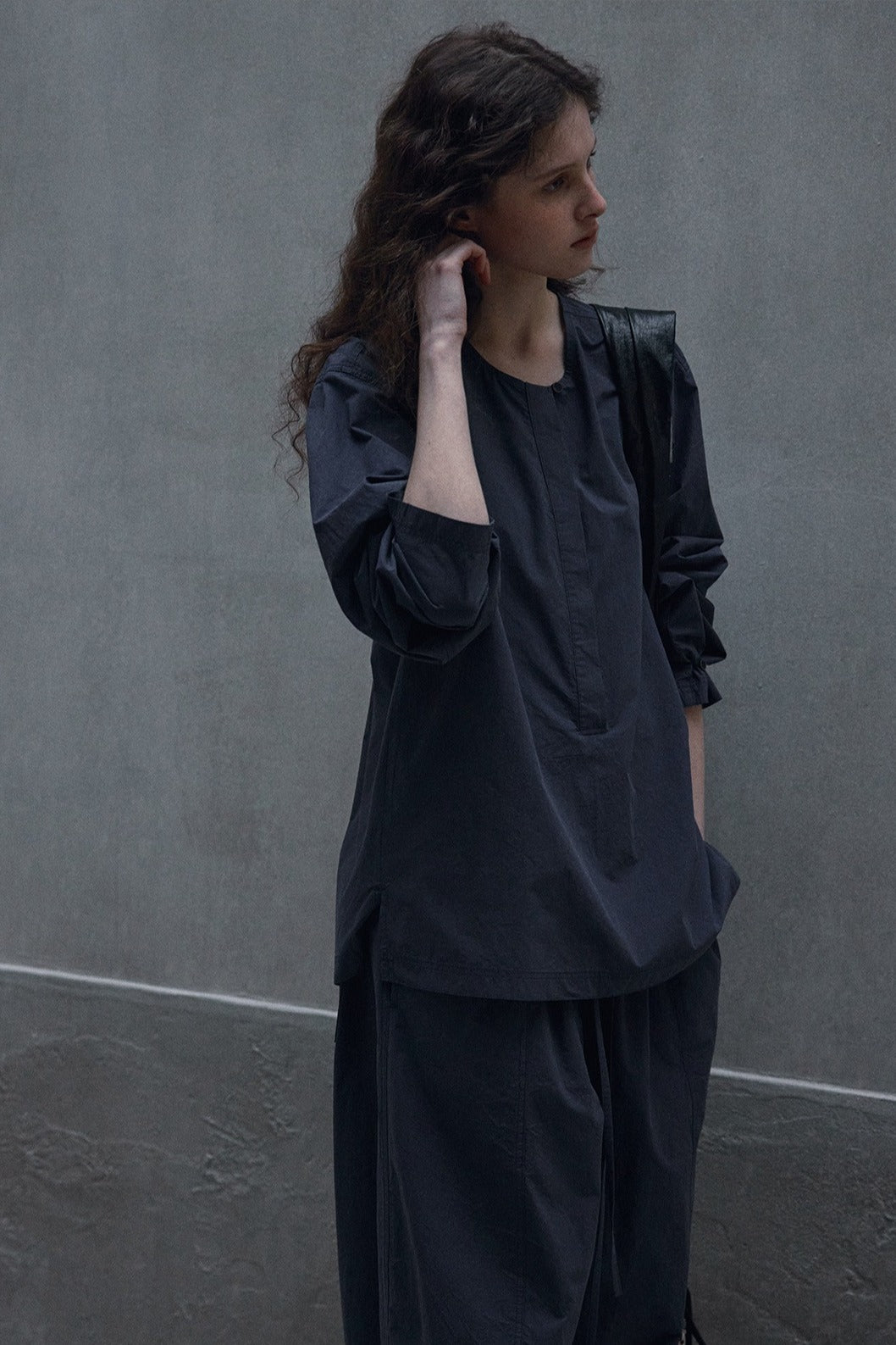 Ohmi Bleach | Camisa de media tapeta 100 % algodón | 3 colores