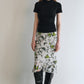 Cotton blend semi-high neck waisted t-shirt | 5 color