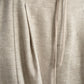Silhouetted tapered slits hem wide-leg pants | 4 color